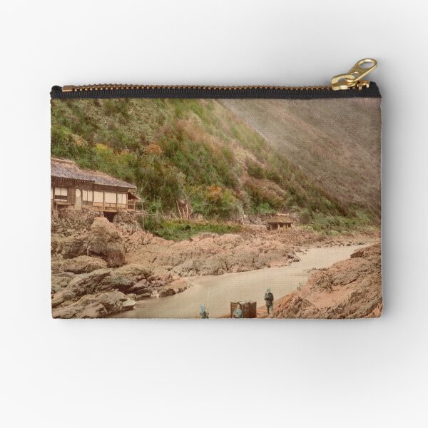 View of rapids, Kyoto Zipper Pouch