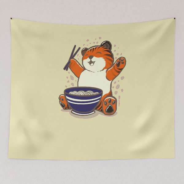 Item preview,  Cat Ramen Anime Kawaii Neko Eat Noodle designed and sold by amrichjimi.