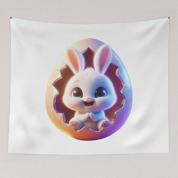 Item preview, Cute Chibi Easter Bunny in Easter Egg V2 designed and sold by CHIBI_POPZ.