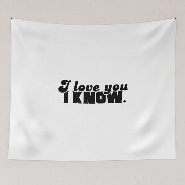 Item preview, I Love You, I Know - Han and Leia designed and sold by designedbybouts.