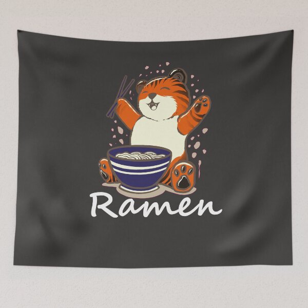 Item preview, Cat Ramen Anime Kawaii Neko Eat Noodle designed and sold by amrichjimi.