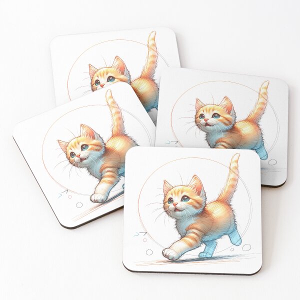 Item preview, Running Playful Kitten designed and sold by Platinumpalette.