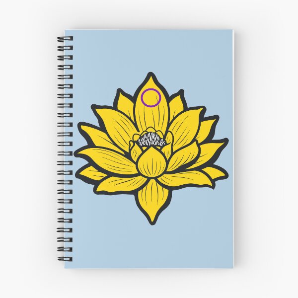 Item preview, Peaceful Intersex Pride Flag Lotus, Intersex Pride Design designed and sold by Travelslightly.