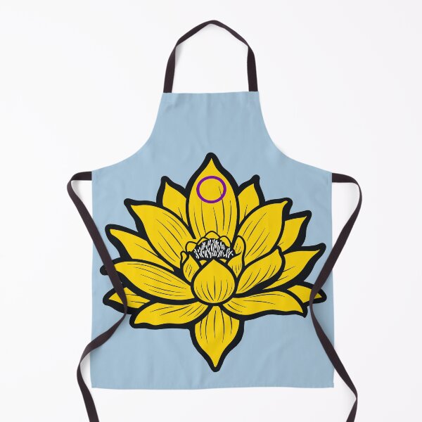 Item preview, Peaceful Intersex Pride Flag Lotus, Intersex Pride Design designed and sold by Travelslightly.