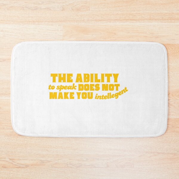 Item preview, Copy of Qui Gon Intellegent Quote - Yellow designed and sold by designedbybouts.