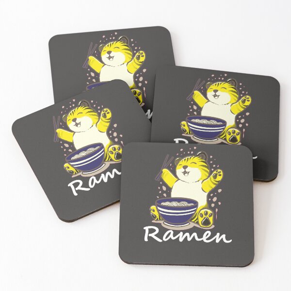 Item preview, Cat Ramen Anime Kawaii Neko Eat Noodle designed and sold by amrichjimi.
