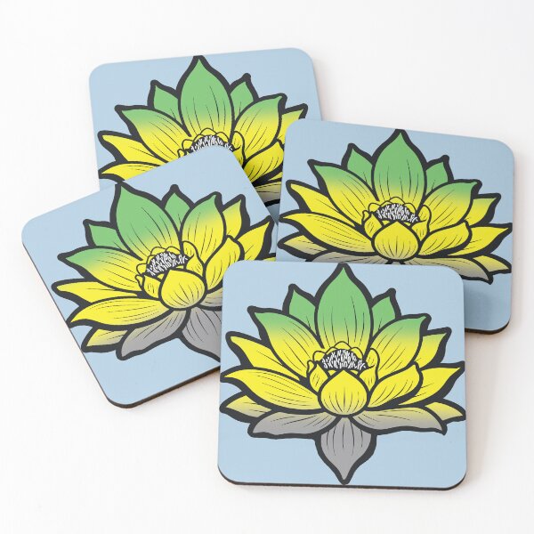 Item preview, Peaceful Lithromantic Pride Flags Lotus, Lithromantic Pride Design designed and sold by Travelslightly.