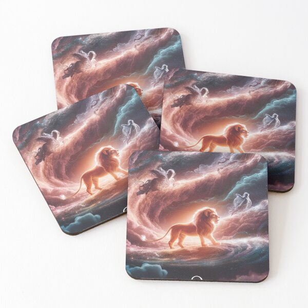 Artikelvorschau, Löwe-Tierkreis, skurriler Löwe entworfen und verkauft von ZodiacWonders.