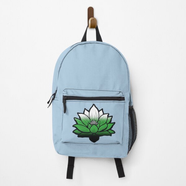 Item preview, Peaceful Neutrois Pride Flag Lotus, Neutrois Pride Design designed and sold by Travelslightly.