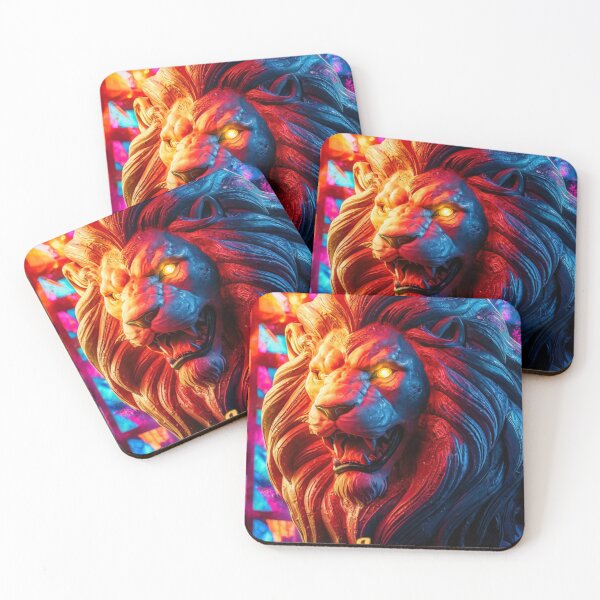 Item preview, Leo Zodiac, stained glass designed and sold by ZodiacWonders.