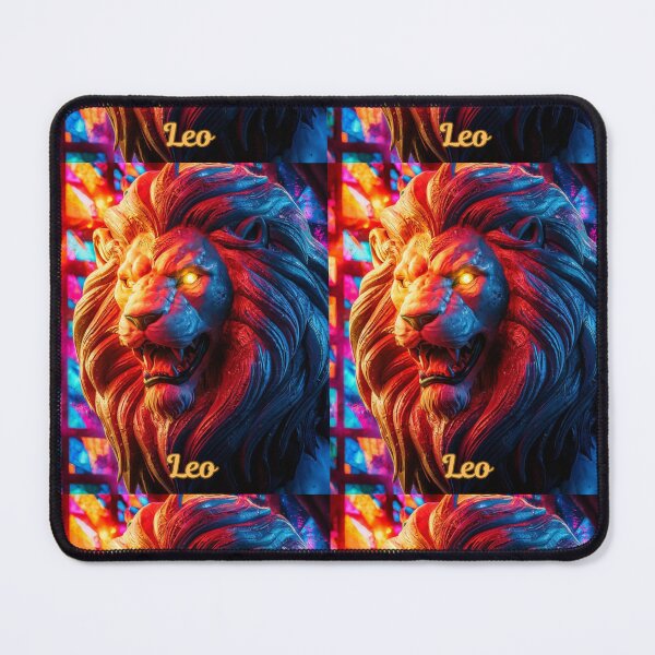 Item preview, Leo Zodiac, stained glass designed and sold by ZodiacWonders.