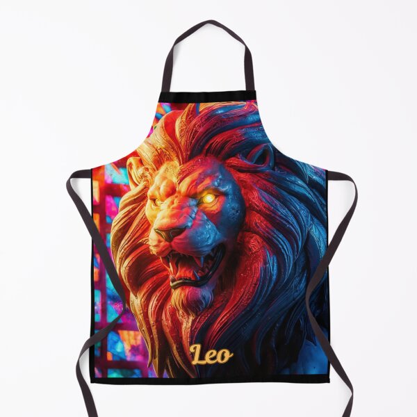 Item preview, Leo Zodiac, stained glass designed and sold by ZodiacWonders.