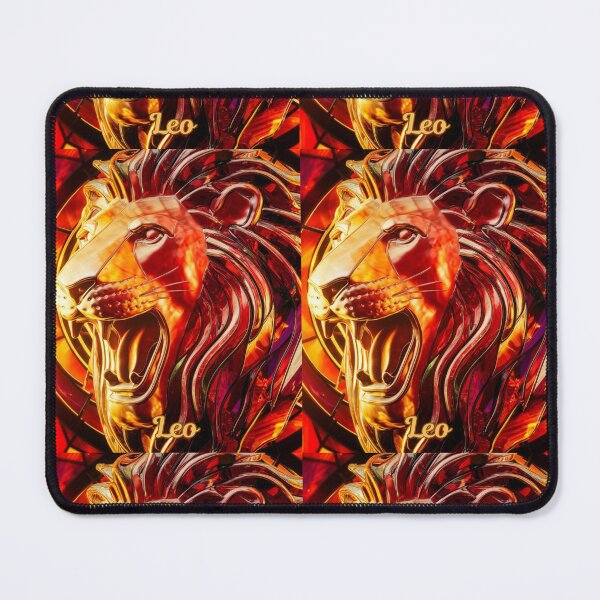 Item preview, Leo Zodiac, stained glass designed and sold by ZodiacWonders.