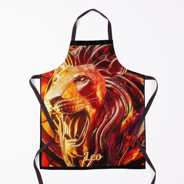 Item preview, Leo Zodiac, stained glass designed and sold by ZodiacWonders.