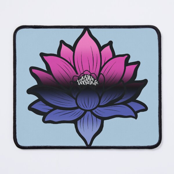 Item preview, Peaceful Omnisexual Pride Flag Lotus, Omni Pride Design designed and sold by Travelslightly.