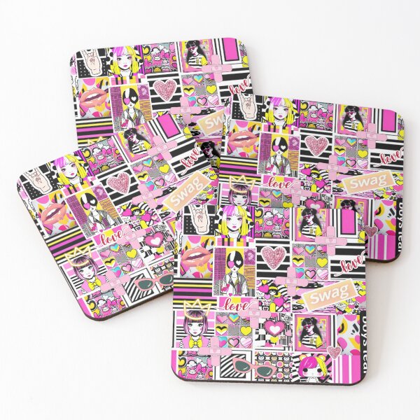 Item preview, Girls rule pop art collage  designed and sold by Roxburylane.