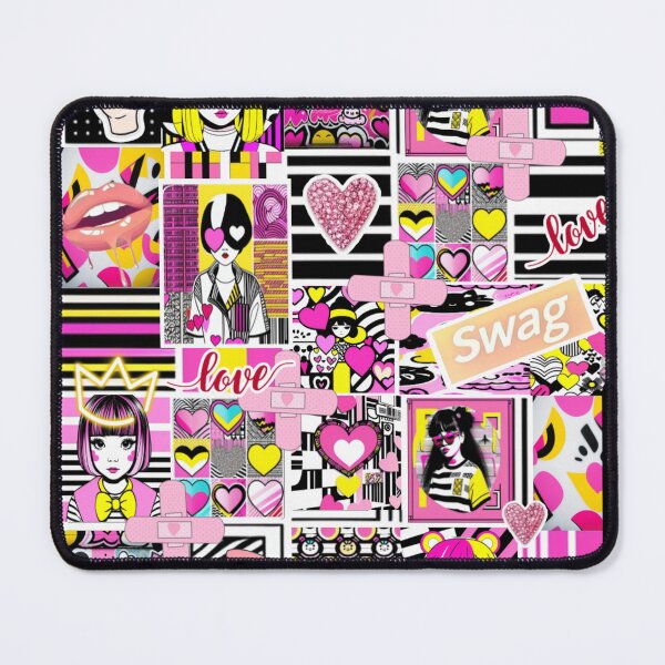 Item preview, Girls rule pop art collage designed and sold by Roxburylane.