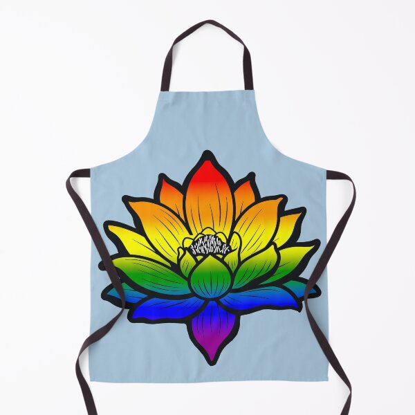 Item preview, Peaceful LGBTQIA+ Pride Flag Lotus, Rainbow Pride Design designed and sold by Travelslightly.