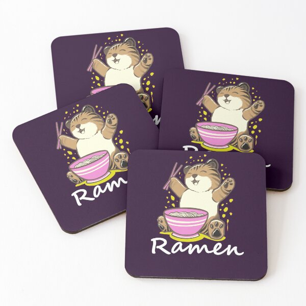 Item preview,   Cat Ramen Anime Kawaii Neko Eat Noodle designed and sold by amrichjimi.