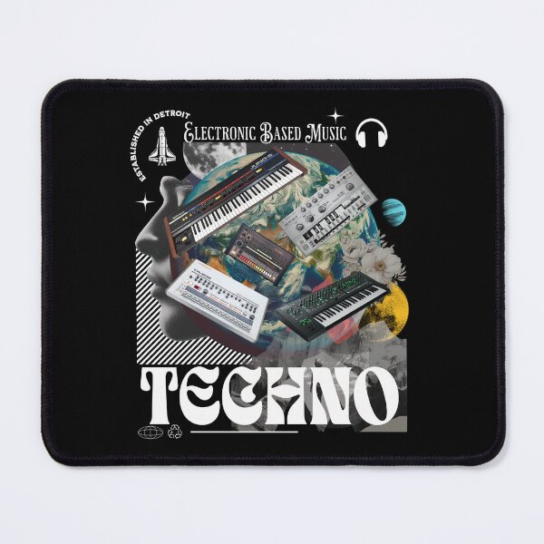 Item preview, TECHNO  - Gear Head (White)  designed and sold by Discothreadz.