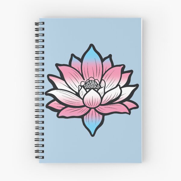 Item preview, Peaceful Transgender Pride Flag Lotus, Trans Pride Design designed and sold by Travelslightly.