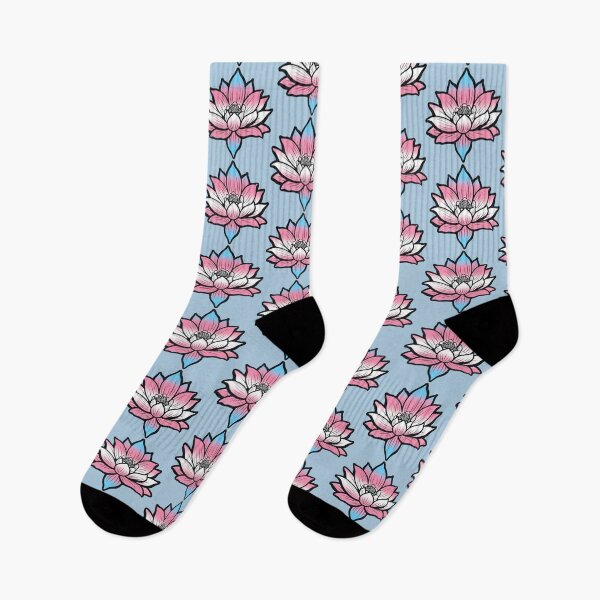 Item preview, Peaceful Transgender Pride Flag Lotus, Trans Pride Design designed and sold by Travelslightly.