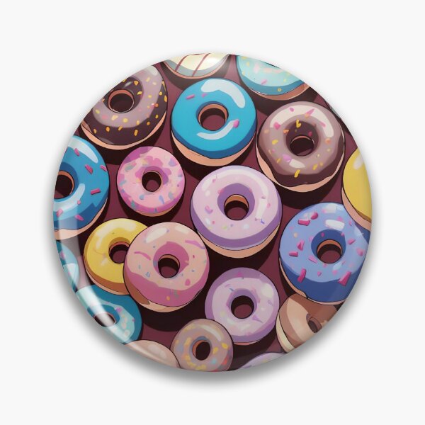 Artikelvorschau, Delicious Glazed Donuts Pattern entworfen und verkauft von TheArtOfPat.
