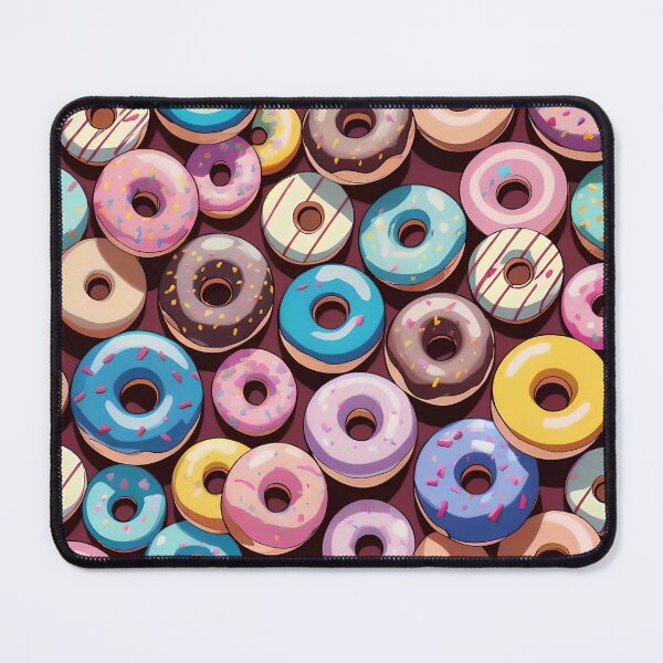 Item preview, Delicious Glazed Donuts Pattern designed and sold by TheArtOfPat.