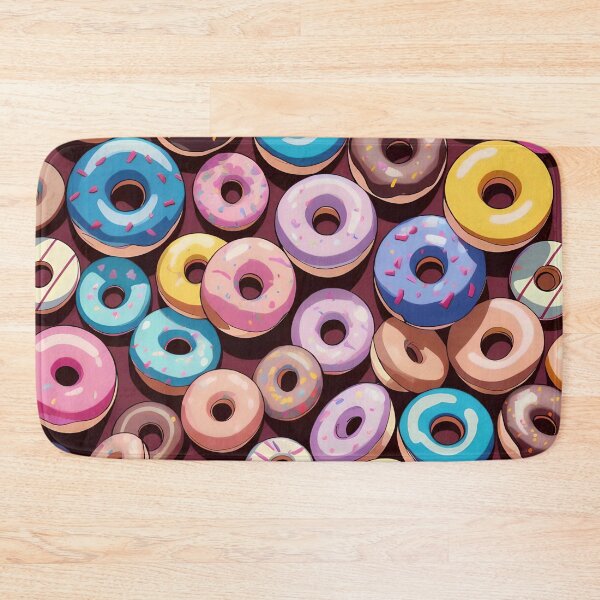 Item preview, Delicious Glazed Donuts Pattern designed and sold by TheArtOfPat.