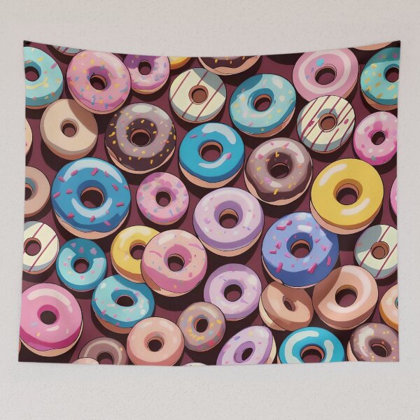 Item preview, Delicious Glazed Donuts Pattern designed and sold by TheArtOfPat.