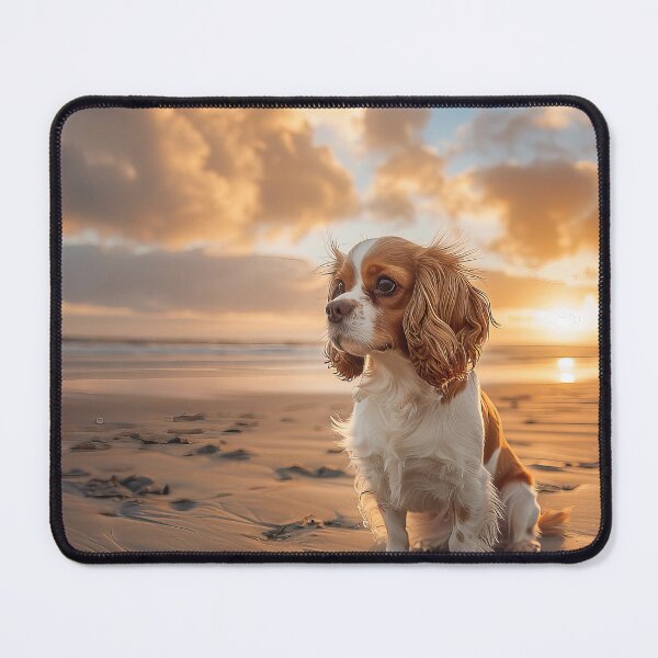 Item preview, Cavalier King Charles Spaniel at Sunset designed and sold by Elisabeth Lucas.