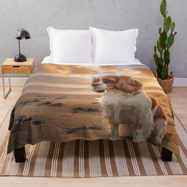 Item preview, Cavalier King Charles Spaniel at Sunset designed and sold by Elisabeth Lucas.