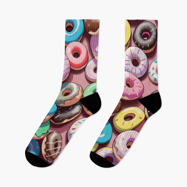 Item preview, Delicious Glazed Donuts Pattern designed and sold by TheArtOfPat.