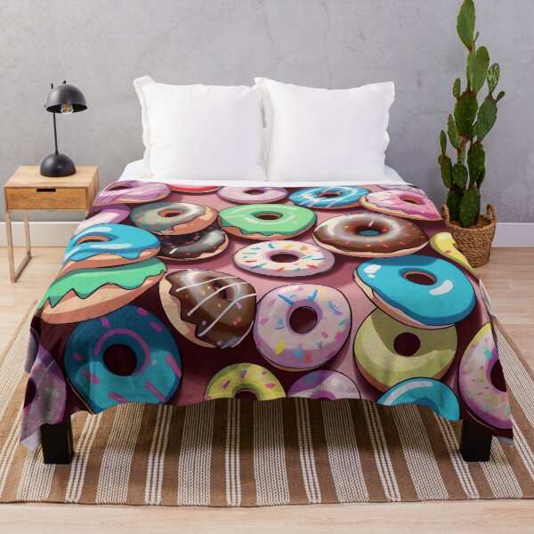 Item preview, Delicious Glazed Donuts Pattern designed and sold by TheArtOfPat.