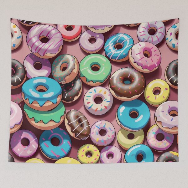 Item preview, Delicious Glazed Donuts Pattern designed and sold by TheArtOfPat.