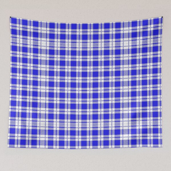 Item preview, Blue Plaid Seamless patterns designed and sold by wallsandpatts.