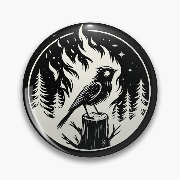 Item preview, Bird Burning Woods designed and sold by Gkinoki.