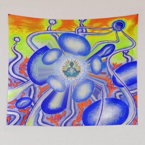 Item preview, ElectricalForceMeditation-DarkBlue designed and sold by Klaus Bremner (Autotelic Art).