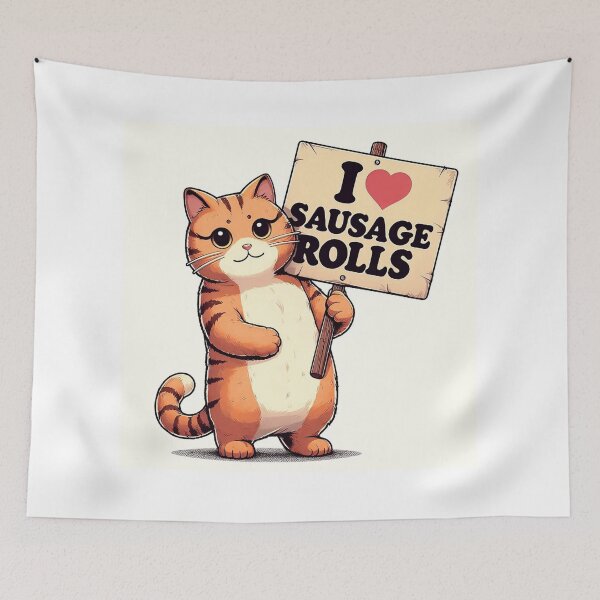 Item preview, I love sausage rolls designed and sold by Thedigital91.