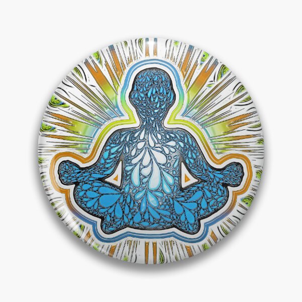 Item preview, ElectricalForceMeditation-LightBlue designed and sold by Klaus Bremner (Autotelic Art).