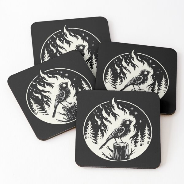 Item preview, Bird Burning Woods designed and sold by Gkinoki.