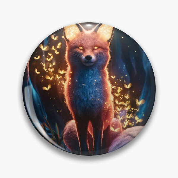 Item preview, Fox Portrait. majestic fox, magical fox designed and sold by FoxVibes.