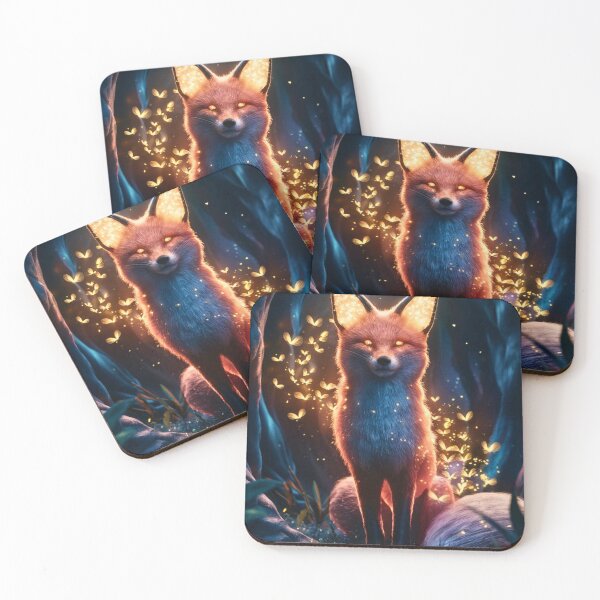Item preview, Fox Portrait. majestic fox, magical fox designed and sold by FoxVibes.