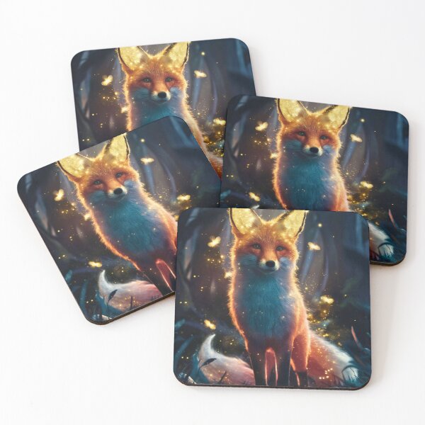 Item preview, Fox Portrait. majestic fox, magical fox designed and sold by FoxVibes.