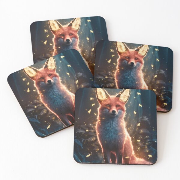 Item preview, Fox Portrait. majestic fox, magical fox designed and sold by FoxVibes.