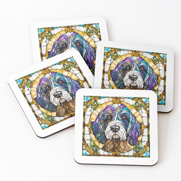 Item preview, Stained Glass Portuguese Water Dog designed and sold by Fredster1966.
