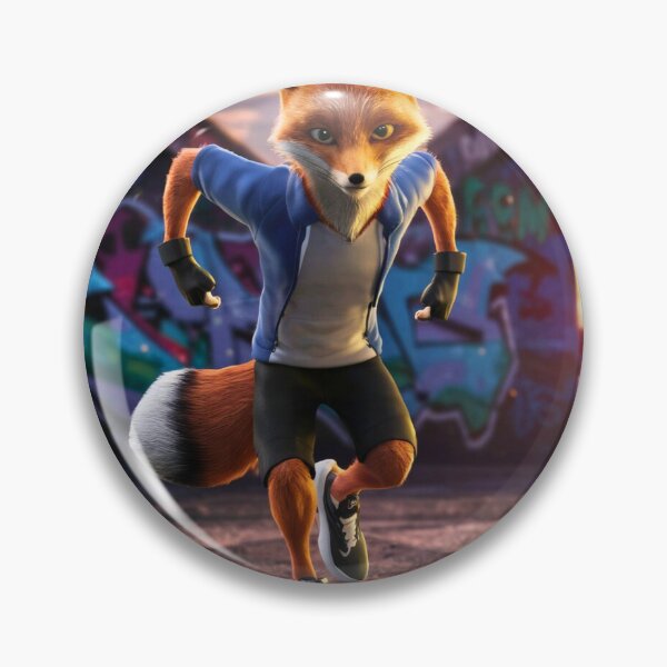 Item preview, Fox Portrait. fox athlete, cinematic fox designed and sold by FoxVibes.