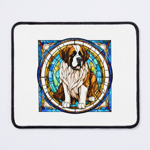 Item preview, Stained Glass Saint Bernard designed and sold by Fredster1966.