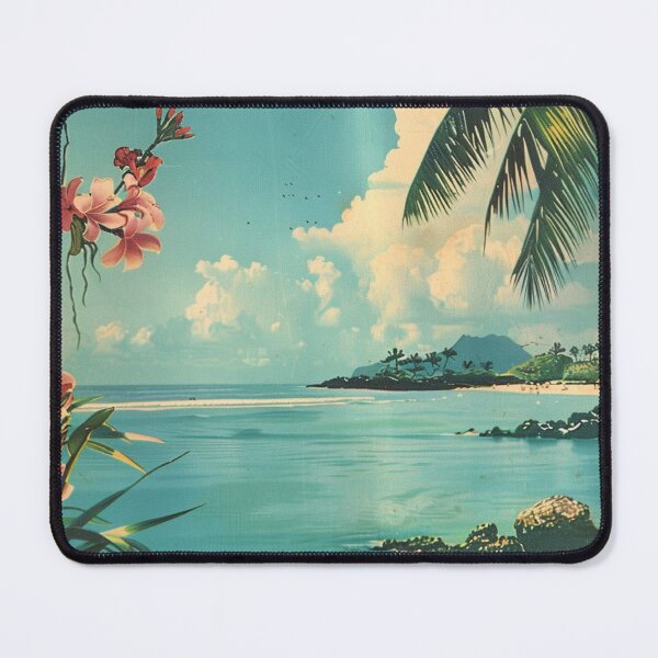 Item preview, Vintage Hawaii Art Relaxing Beach Waves Summer designed and sold by LVTFCOarts.