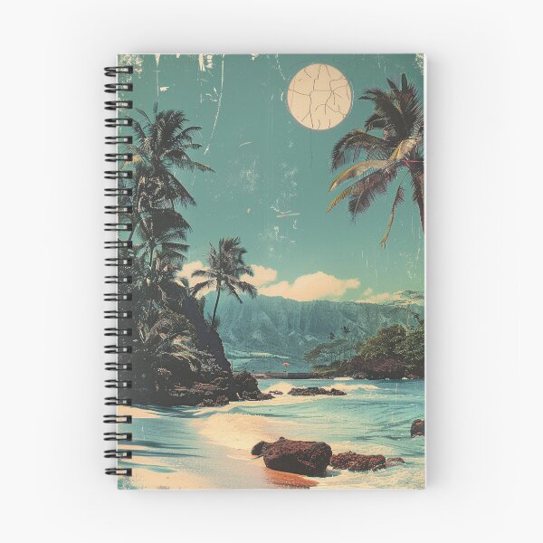 Item preview, Vintage Hawaii Beach Cove Theme Retro Art designed and sold by LVTFCOarts.
